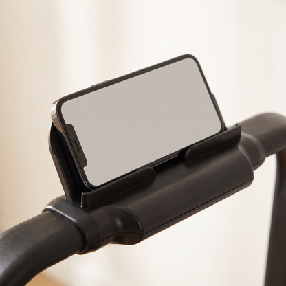 Phone in the built-in holder