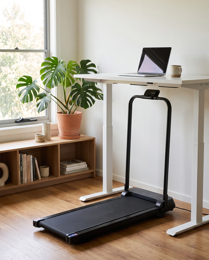 The Aus Walking Pad in a home office